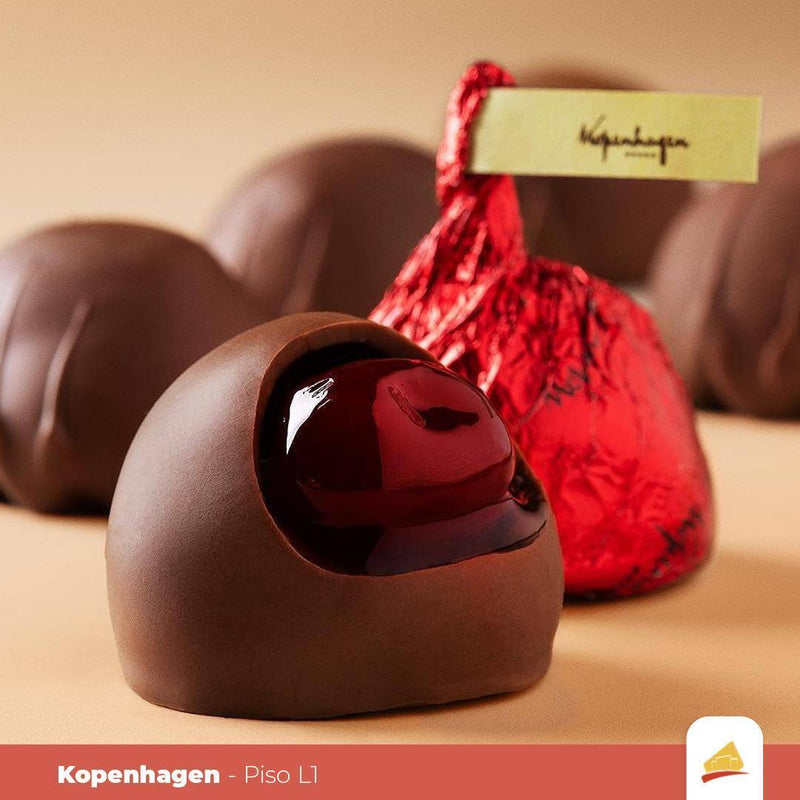 Kopenhagen Cherry Brandy Bombons 190g / 6 unidades