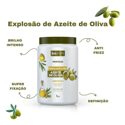 Natural Beauty Explosion Olive Oil Curl Styling Cream 1kg