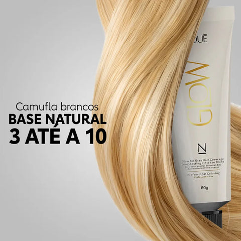Nouê Glow Hair Color White Hair Camouflage and Gold Radiance - 60g
