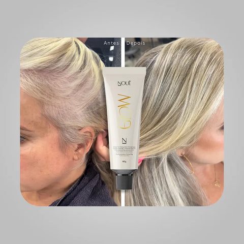 Nouê Glow Hair Color White Hair Camouflage and Gold Radiance - 60g