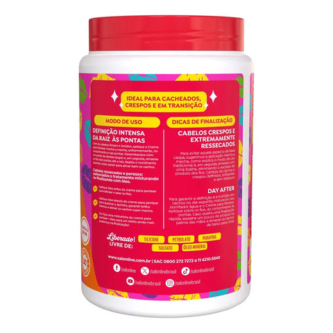 Salon Line Ostentação Curl Styling Cream 1kg