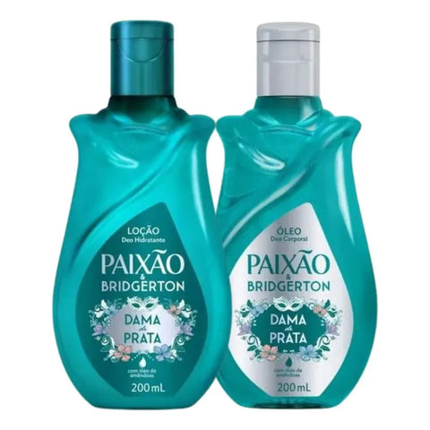 Kit Paixão Bridgerton Dama De Prata - Loção Hidratante E Óleo