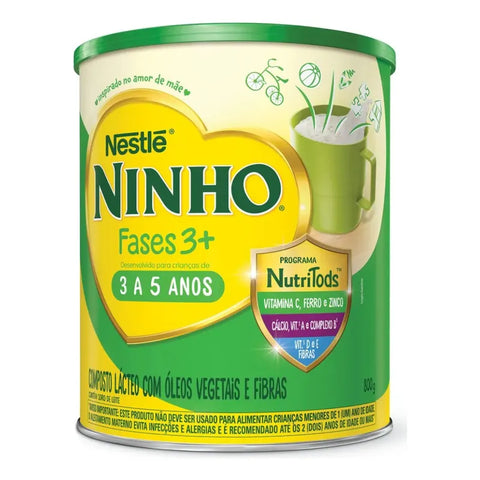 NINHO Fases 3+ Composto Lácteo Infantil 800G