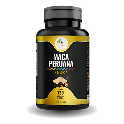 Black Peruvian Maca 120 Capsules - Fits Life Unflavored