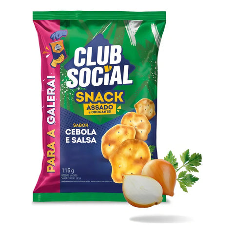 Club Social Baked Onion and Parsley Snack 115g