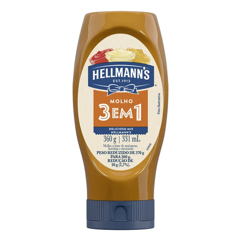 3-in-1 Mix Squeeze Sauce 360g Hellmann's