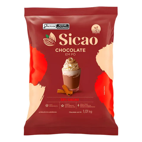 Chocolate em pó 33% SICAO 1,01 kg