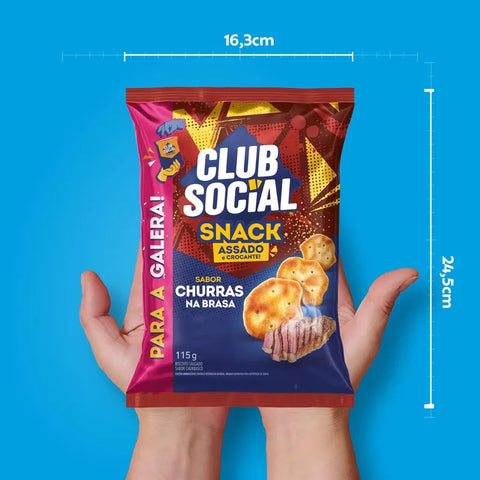 Club Social Snack Baked BBQ 115g