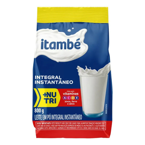 Itambé Whole Instant Powdered Milk +Nutri 800g