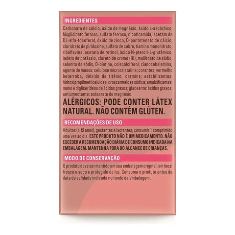 Suplemento Materna Nestlé 30 Cápsulas - Vitaminas y Minerales