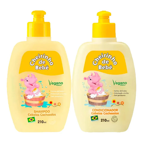 Baby Scent Kit for Curly Hair 210ml (Shampoo + Conditioner)