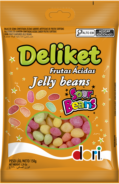 Jelly Beans Sour Coated Dori 150g