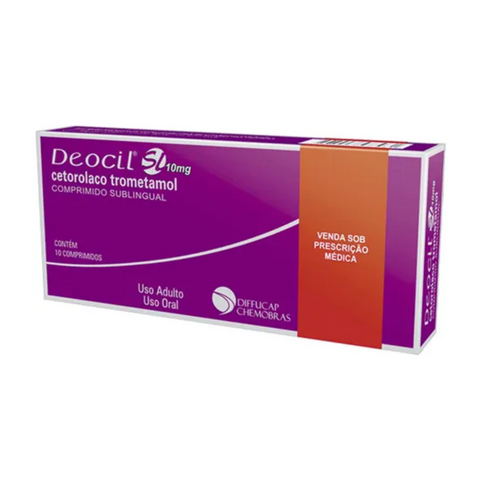 DEOCIL SL 10MG C/10 COMPRIMIDOS