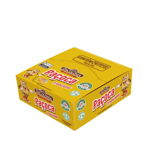 DaColonia Traditional Rectangular Paçoca Display 24 units 18g