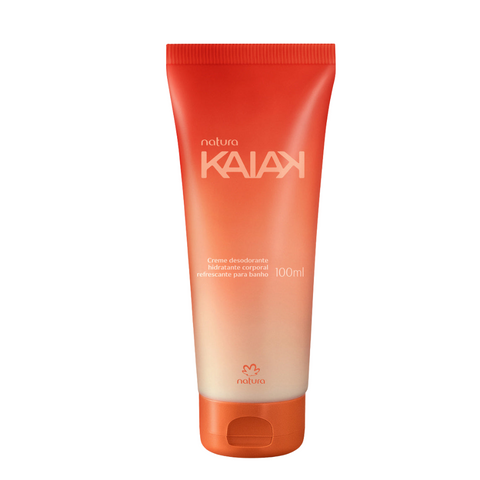Creme Desodorante Hidratante Corporal Refrescante para Banho Kaiak Feminino 100 ml