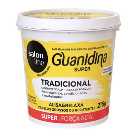 Salon Line Guanidine Hair Straightener Alisa & Relaxa Professional Pot 215g