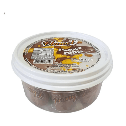 Mini Rolha Peanut Candy with Chocolate Flavored Coating 252g Clamel