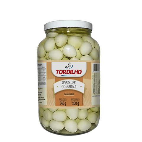 Tordilho Quail Eggs in Preserved Glass Jar 300g