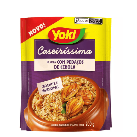 Farofa com Pedaços de Cebola Yoki 200g
