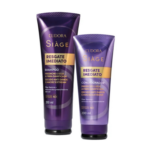 Siàge Immediate Rescue Combo: Shampoo 250ml + Conditioner 200ml