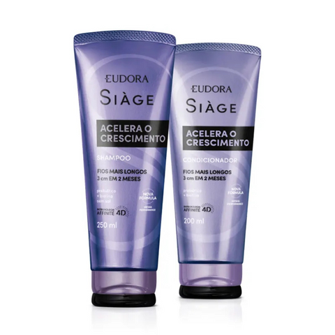 Siàge Accelerate Growth Combo: Shampoo 250ml + Conditioner 200ml