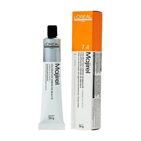 L'Oréal Majirel Hair Color 50g 7.4 Copper Blonde