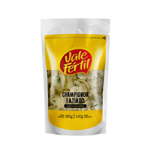 Vale Fértil Sliced Canned Mushrooms 100g