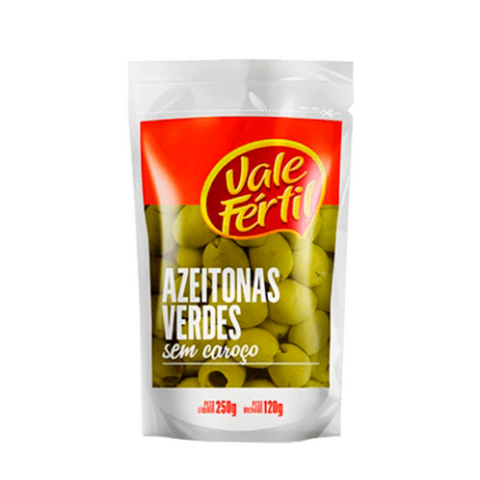 Azeitonas Verdes Vale Fértil sem Caroço 120g