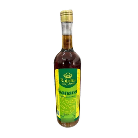 Cachaça Rainha Da Cana Banana Flavored 700ml Cachaça Minas