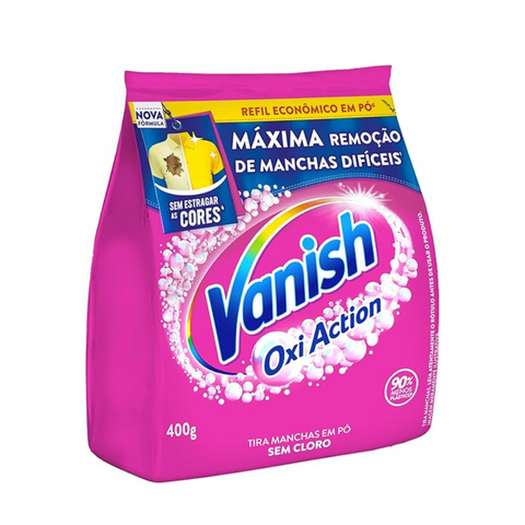 Vanish Oxi Action Stain Remover Powder for Colored Clothes Economy Refill 400g