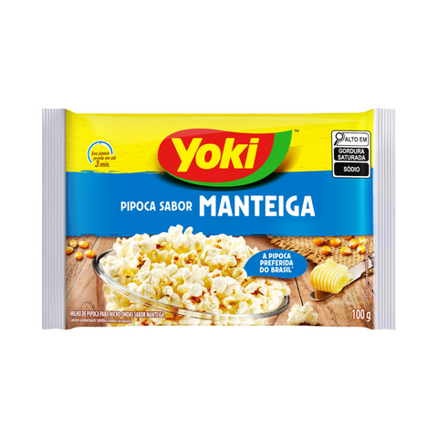 Yoki Butter Popcorn 100g