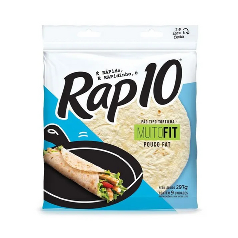 Rap10 Fit Tortilla Bread 297g