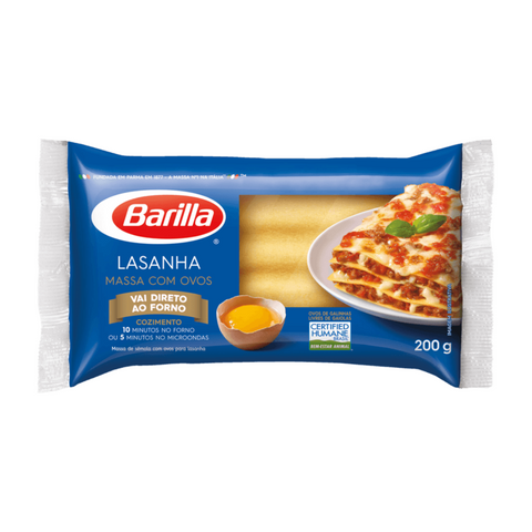 Barilla Lasagne Pasta with Eggs 200g Pack