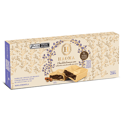 Barra Chocolate Branco 250g - MEUBRASILONLINE