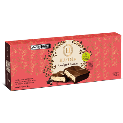 Barra Cookies & Cream 250g - MEUBRASILONLINE