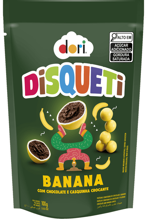 Banana Candy with Disqueti Chocolate 100g