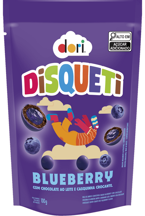 Blueberry and Disqueti Chocolate Candy 100g