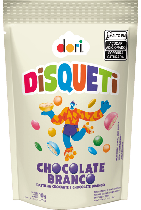 Disqueti White Chocolate Candy 100g