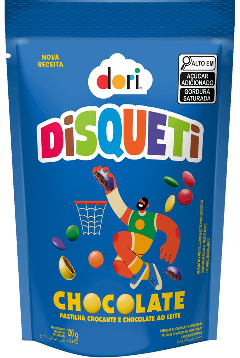 Disqueti Milk Chocolate Candy 120g