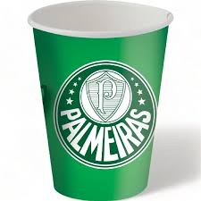 Copo Palmeiras - Embalagem com 8 unidades Festcolor