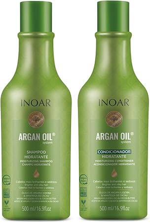 Kit Argan Oil  Shampoo 500ml + Condicionador 500ml Inoar