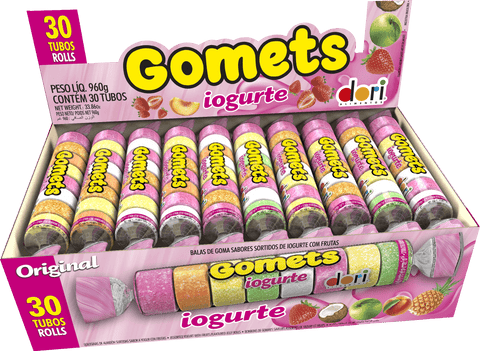Dori Yogurt Gummy Candy Tube (Jelly Beans/Gomets) 30x32g