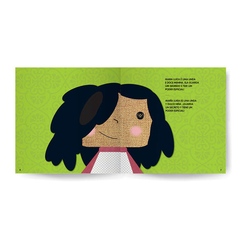 Book The Girl Made of Clouds - Bilingual Spanish - Estrela Cultural