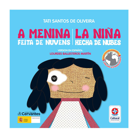 Book The Girl Made of Clouds - Bilingual Spanish - Estrela Cultural
