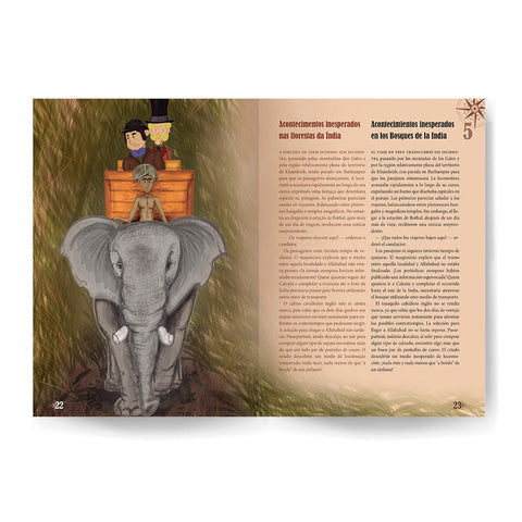 Around the World in 80 Days - Bilingual Spanish - Estrela Cultural