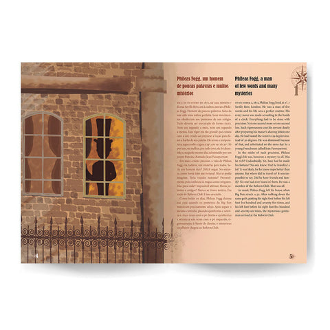 Book Around the World in 80 Days - Bilingual English - Estrela Cultural