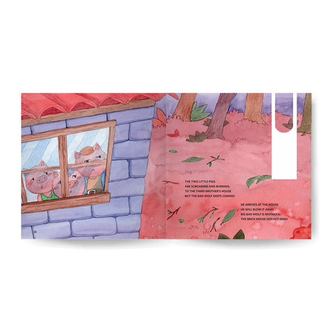 The Three Little Pigs Book - English Version - Estrela Cultural
