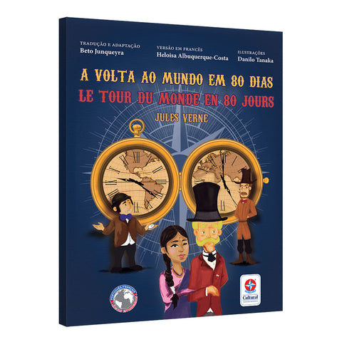 Around the World in 80 Days - Bilingual French - Estrela Cultural