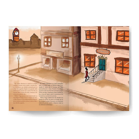 Livro A Volta ao Mundo em 80 dias - Bilíngue Francês - Estrela Cultural