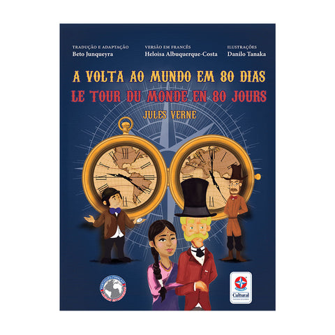 Around the World in 80 Days - Bilingual French - Estrela Cultural